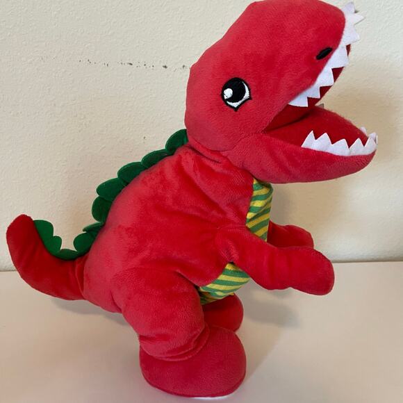 Ryan's World Roaring Dinosaurs Plush Figures T-Rex Triceratops 2018 ToyWiz - Picture 3 of 11